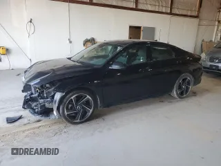 2021 Hyundai Elantra N Line z VIN KMHLR4AF8MU155581, wystawiony jako Copart lot #45864685 z przebiegiem 27 438 mil mil oraz Szkoda całkowita • Salvage title. Historia ofert i sprzedaży dostępna na DreamBid. Obrazek 1.