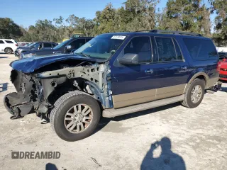 2012 Ford Expedition EL King Ranch with VIN 1FMJK1J56CEF57514, listed as a Copart auction lot 87519815 with 208,827 mi miles and Salvage Title. Bid and sale history available at carsss.com. Image 1.