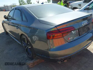 2016 Audi S8 Plus with VIN WUAJ5AFD2GN900596, listed as a IAAI auction lot 42014762 with 1 mi miles. Bid and sale history available at carsss.com. Image 3.