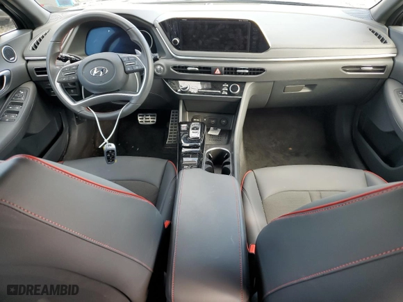 2023 Hyundai Sonata SEL Plus with VIN KMHL44J24PA336047, listed as a Copart auction lot 50872785 with 11,353 mi miles and Salvage Title. Bid and sale history available at carsss.com. Image 8.