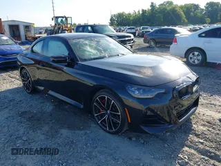 2024 BMW 2 Series M240i with VIN 3MW43CM07R8E30208, listed as a IAAI auction lot 42504940 with 9,190 mi miles and . Bid and sale history available at DreamBid. Image 1.