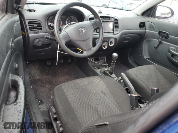 2007 Hyundai Accent GS with VIN KMHCM36C37U003798, listed as a Copart auction lot 50176595 with 122,342 mi miles and Salvage Title. Bid and sale history available at carsss.com. Image 8.