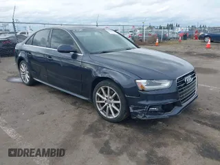 2016 Audi A4 Premium with VIN WAUBFAFLXGN006803, listed as a IAAI auction lot 41480185 with 71,850 mi miles. Bid and sale history available at carsss.com. Image 1.