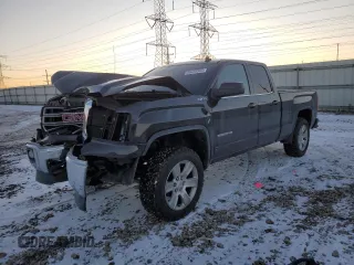 2014 GMC Sierra 1500 SLE with VIN 1GTR1UEH9EZ358677, listed as a Copart auction lot 88238555 with 163,815 mi miles and Salvage Title. Bid and sale history available at carsss.com. Image 1.