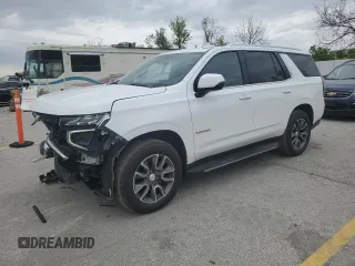 2023 Chevrolet Tahoe LT with VIN 1GNSKNKD4PR323755, listed as a Copart auction lot 52705765 with 65,795 mi miles and Salvage title. Bid and sale history available at DreamBid. Image 1.