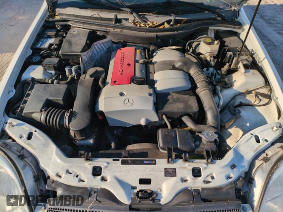 2002 Mercedes-Benz SLK-Class 2.3L Kompressor with VIN WDBKK49F72F266549, listed as a Copart auction lot 74991154 with 56,192 mi miles and Non Repairable. Bid and sale history available at carsss.com. Image 11.