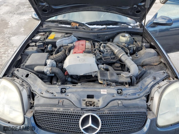 1998 Mercedes-Benz SLK-Class with VIN WDBKK47FXWF069741, listed as a Copart auction lot 88674595 with 45,657 mi miles and Clean Title. Bid and sale history available at carsss.com. Image 11.