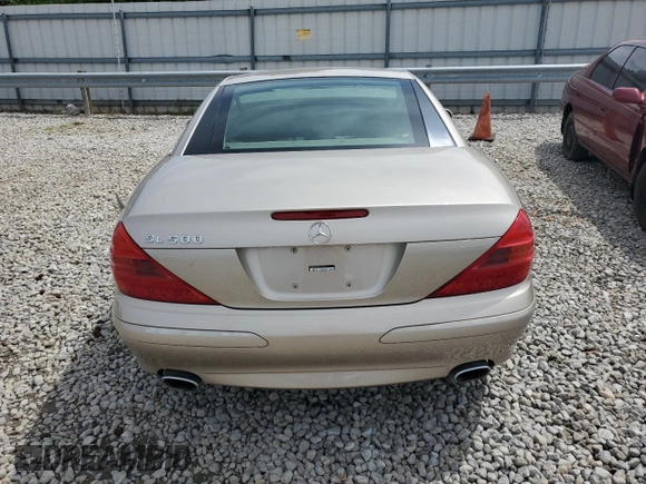 2005 Mercedes-Benz SL 500 with VIN WDBSK75F25F102914, listed as a Copart auction lot 54002705 with 117,692 mi miles and Clean Title. Bid and sale history available at DreamBid. Image 6.