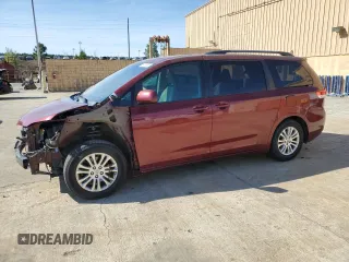 2014 Toyota Sienna XLE with VIN 5TDYK3DC4ES444487, listed as a Copart auction lot 50873395 with 230,650 mi miles and Salvage Title. Bid and sale history available at carsss.com. Image 1.