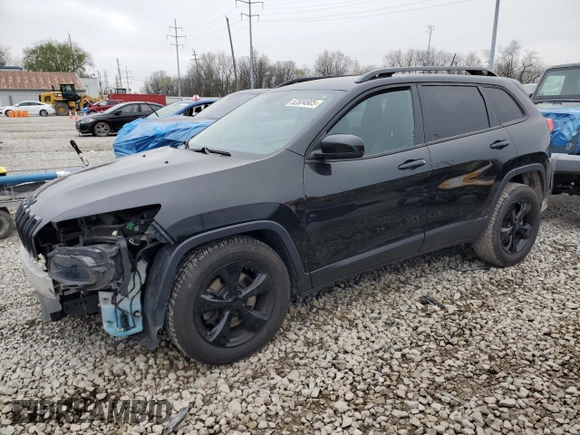2016 Jeep Cherokee High Altitude with VIN 1C4PJLDB4GW374336, listed as a Copart auction lot 52804905 with 87,625 mi miles and Salvage Title. Bid and sale history available at carsss.com. Image 1.