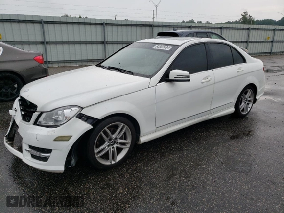 2014 Mercedes-Benz C 250 Sport with VIN WDDGF4HB2ER305342, listed as a Copart auction lot 63803184 with 140,148 mi miles and Non Repairable. Bid and sale history available at DreamBid. Image 1.