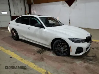 2022 BMW 3 Series 330i xDrive with VIN 3MW5R7J0XN8C26835, listed as a Copart auction lot 42025995 with 49,189 mi miles and Salvage Title. Bid and sale history available at carsss.com. Image 4.