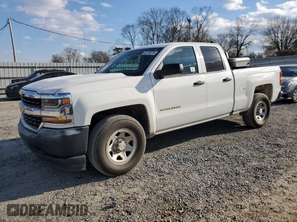 2018 Chevrolet Silverado 1500 Work Truck with VIN 1GCRCNEHXJZ329151, listed as a Copart auction lot 42124075 with 95,890 mi miles and Salvage Title. Bid and sale history available at carsss.com. Image 1.