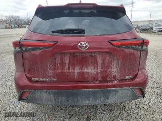 2021 Toyota Highlander XLE with VIN 5TDHZRAHXMS050456, listed as a Copart auction lot 49371975 with 54,925 mi miles and Salvage Title. Bid and sale history available at carsss.com. Image 6.