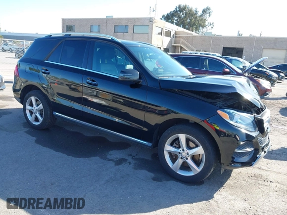 2016 Mercedes-Benz GLE 350 with VIN 4JGDA5HB5GA727166, listed as a IAAI auction lot 42299777 with 106,357 mi miles and . Bid and sale history available at DreamBid. Image 1.