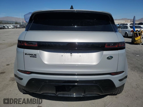 2020 Land Rover Range Rover Evoque S with VIN SALZJ2FX1LH060825, listed as a Copart auction lot 46861155 with 43,331 mi miles and Salvage Title. Bid and sale history available at DreamBid. Image 6.