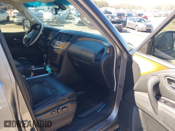 2011 Infiniti QX56 7-passenger with VIN JN8AZ2NE3B9005416, listed as a IAAI auction lot 41624141 with 285,228 mi miles. Bid and sale history available at carsss.com. Image 5.