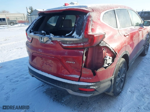 2021 Honda CR-V EX-L with VIN 5J6RW2H83MA001245, listed as a IAAI auction lot 41628150 with 64,368 mi miles. Bid and sale history available at carsss.com. Image 21.