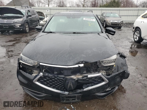 2020 Acura TLX with VIN 19UUB1F32LA016249, listed as a Copart auction lot 50505675 with 86,331 mi miles and Salvage Title. Bid and sale history available at carsss.com. Image 5.