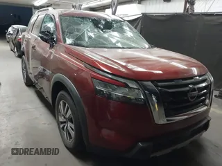 2023 Nissan Pathfinder SL with VIN 5N1DR3CA1PC203710, listed as a IAAI auction lot 42272397 with Not provided miles and . Bid and sale history available at DreamBid. Image 1.