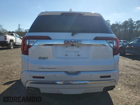 2020 GMC Acadia Denali with VIN 1GKKNPLS2LZ210832, listed as a Copart auction lot 41336785 with 72,262 mi miles and Salvage title. Bid and sale history available at DreamBid. Image 6.