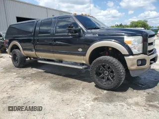 2011 Ford F-350 Platinum z VIN 1FT7W3BT8BEB64902, wystawiony jako Copart lot #56535685 z przebiegiem 162 179 mil mil oraz Szkoda całkowita • Salvage title. Historia ofert i sprzedaży dostępna na DreamBid. Obrazek 4.