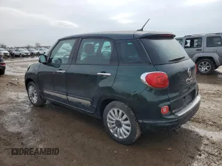 2015 FIAT 500L Lounge with VIN ZFBCFACH3FZ034699, listed as a Copart auction lot 46993955 with 66,238 mi miles and Salvage Title. Bid and sale history available at carsss.com. Image 2.