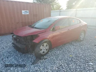 2016 Kia Forte LX with VIN KNAFK4A69G5551181, listed as a Copart auction lot 54341515 with 17,275 mi miles and Clean Title. Bid and sale history available at carsss.com. Image 1.