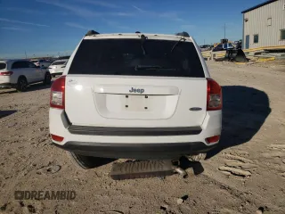 2013 Jeep Compass High Altitude Edition with VIN 1C4NJCEAXDD102460, listed as a Copart auction lot 81736874 with 122,462 mi miles and Salvage Title. Bid and sale history available at carsss.com. Image 6.