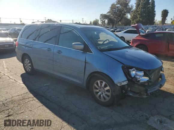 2010 Honda Odyssey EX-L with VIN 5FNRL3H61AB040518, listed as a Copart auction lot 49537765 with 182,735 mi miles and Salvage Title. Bid and sale history available at carsss.com. Image 4.