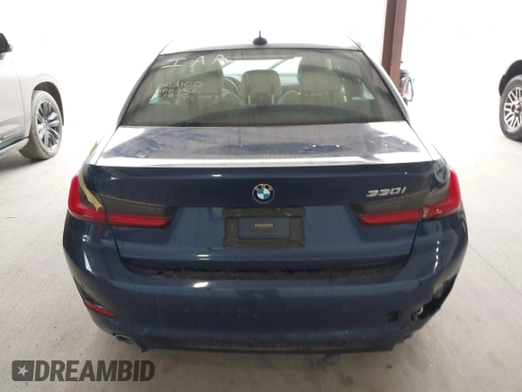 2020 BMW 3 Series 330i with VIN 3MW5R1J00L8B42355, listed as a IAAI auction lot 41817750 with 52,069 mi miles. Bid and sale history available at carsss.com. Image 16.