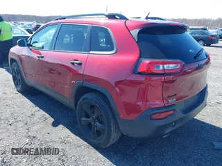 2017 Jeep Cherokee Sport with VIN 1C4PJMAB8HW648052, listed as a IAAI auction lot 41748439 with 177,435 mi miles. Bid and sale history available at carsss.com. Image 3.