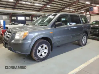2007 Honda Pilot LX with VIN 5FNYF181X7B028436, listed as a Copart auction lot 52872865 with 203,708 mi miles and Salvage Title. Bid and sale history available at carsss.com. Image 1.