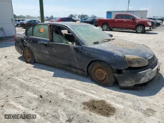 2005 Chevrolet Malibu with VIN 1G1ZS52F15F110424, listed as a Copart auction lot 78647474 with 0 mi miles and Non Repairable. Bid and sale history available at carsss.com. Image 4.