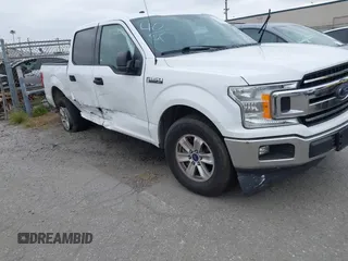 2018 Ford F-150 XL with VIN 1FTEW1C57JKD25820, listed as a IAAI auction lot 41848798 with 116,109 mi miles. Bid and sale history available at carsss.com. Image 1.
