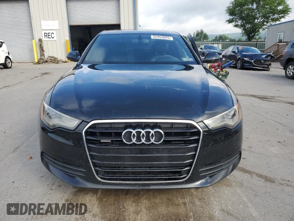 2013 Audi A6 Premium Plus with VIN WAUGGAFC4DN020341, listed as a Copart auction lot 62953025 with 170,124 mi miles and Salvage title. Bid and sale history available at DreamBid. Image 5.