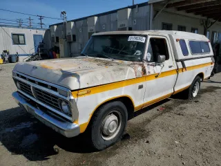 1974 Ford F-250 with VIN F25JRU24401, listed as a Copart auction lot 51706305 with 93,783 mi miles and Salvage title. Bid and sale history available at DreamBid. Image 1.