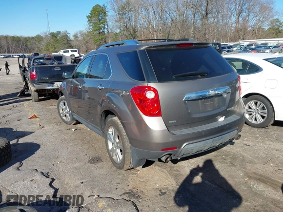 2012 Chevrolet Equinox LTZ with VIN 2GNFLGE50C6267916, listed as a IAAI auction lot 41585391 with 144,853 mi miles. Bid and sale history available at carsss.com. Image 3.