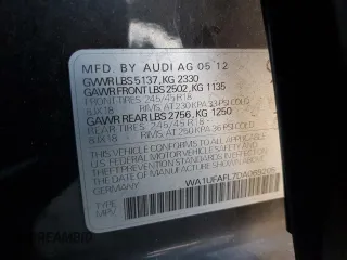 2013 Audi allroad Premium Plus with VIN WA1UFAFL7DA069205, listed as a Copart auction lot 80412114 with 124,776 mi miles and Salvage Title. Bid and sale history available at carsss.com. Image 13.