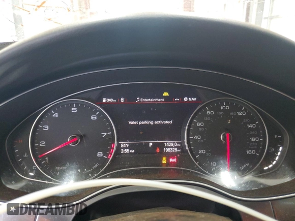 2017 Audi A6 with VIN WAUH2BFC8HN056404, listed as a Copart auction lot 62968285 with 198,328 mi miles and Clean title. Bid and sale history available at DreamBid. Image 9.