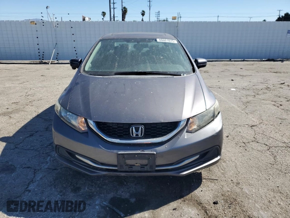 2014 Honda Civic Sedan EX with VIN 19XFB2F84EE259683, listed as a Copart auction lot 46661875 with 68,967 mi miles and Clean Title. Bid and sale history available at carsss.com. Image 5.