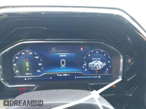 2025 Chevrolet Silverado 1500 with VIN 3GCUKJEL2SG115606, listed as a IAAI auction lot 41917657 with 10,413 mi miles and . Bid and sale history available at DreamBid. Image 7.