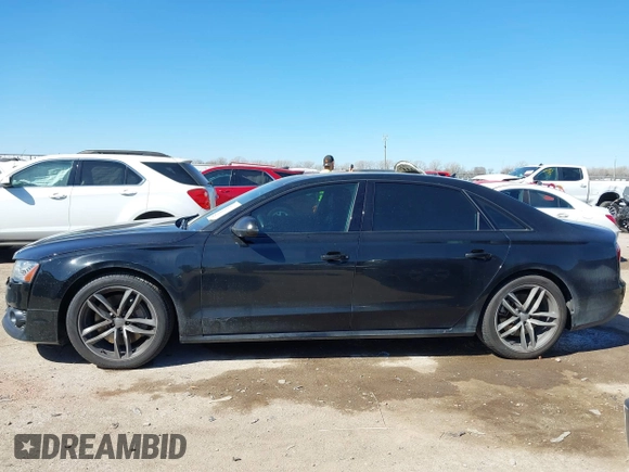 2017 Audi A8 L Sport with VIN WAU43AFD2HN000635, listed as a IAAI auction lot 41686835 with 91,203 mi miles. Bid and sale history available at carsss.com. Image 14.