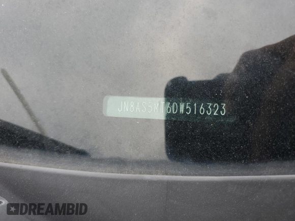 2013 Nissan Rogue S with VIN JN8AS5MT6DW516323, listed as a Copart auction lot 55750815 with 216,275 mi miles and Clean Title. Bid and sale history available at DreamBid. Image 13.