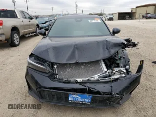 2025 Honda Civic Sedan Sport with VIN 2HGFE2F51SH533081, listed as a Copart auction lot 88772495 with 1,850 mi miles and Salvage Title. Bid and sale history available at carsss.com. Image 5.