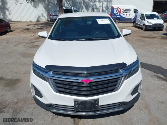 2023 Chevrolet Equinox LT with VIN 3GNAXUEG7PS172338, listed as a IAAI auction lot 41546330 with 50,473 mi miles. Bid and sale history available at carsss.com. Image 12.