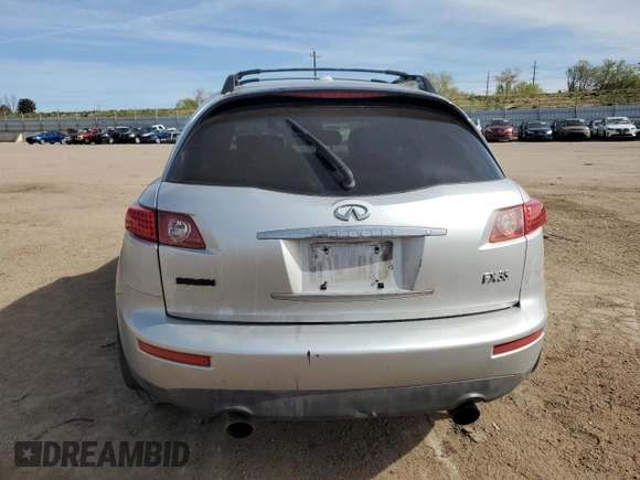 2007 Infiniti FX with VIN JNRAS08W87X210614, listed as a Copart auction lot 54329485 with 243,317 mi miles and Salvage title. Bid and sale history available at DreamBid. Image 6.