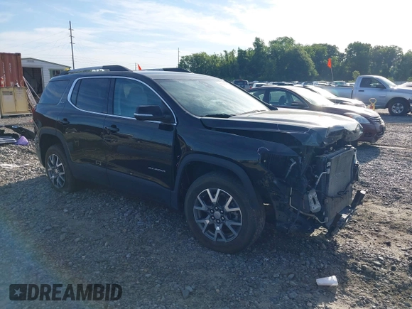 2022 GMC Acadia SLT with VIN 1GKKNMLS3NZ160962, listed as a IAAI auction lot 42323283 with 53,669 mi miles and . Bid and sale history available at DreamBid. Image 1.