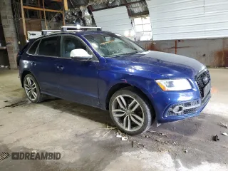 2014 Audi SQ5 Premium Plus with VIN WA1CGAFP7EA049629, listed as a Copart auction lot 65639384 with 151,696 mi miles and Salvage Title. Bid and sale history available at carsss.com. Image 4.