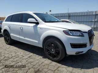 2013 Audi Q7 Premium Plus with VIN WA1LGAFE2DD013357, listed as a Copart auction lot 64761945 with 108,009 mi miles and Salvage title. Bid and sale history available at DreamBid. Image 4.